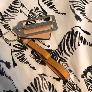 Authentic 3-piece Coach keychain